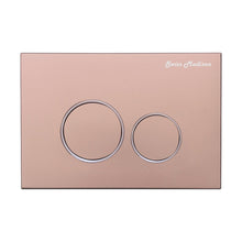 Load image into Gallery viewer, Actuator Plates - SM-WC001R Wall Mount Actuator Flush Push Button Plate With Round Buttons In Rose Gold