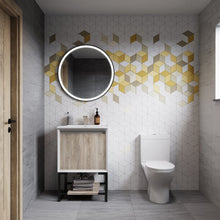 Load image into Gallery viewer, Bathroom Vanity - SM-BV142 Marseille 24&quot; Oak Single, Two Doors, Open Shelf Bathroom Vanity