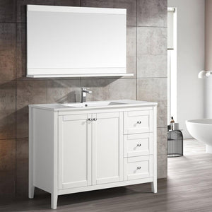Bathroom Vanity - SM-BV414 Cannes 48" Single Sink Two Doors With Three Drawers - Bathroom Vanity