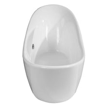 Load image into Gallery viewer, Bathtubs - ALFI Brand AB8803 68 Inch White Oval Acrylic Free Standing Soaking Bathtub