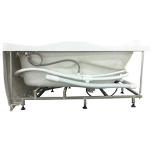Load image into Gallery viewer, Bathtubs - EAGO AM125ETL 5 Ft Corner Acrylic White Whirlpool Bathtub For Two W Fixtures