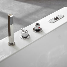 Load image into Gallery viewer, Bathtubs - EAGO AM128ETL 6 Ft Acrylic White Whirlpool Bathtub W Fixtures