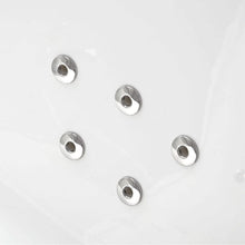 Load image into Gallery viewer, Bathtubs - EAGO AM152ETL Clear Glass Sides Rectangular Acrylic Whirlpool Bathtub