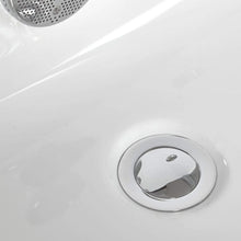 Load image into Gallery viewer, Bathtubs - EAGO AM152ETL Clear Glass Sides Rectangular Acrylic Whirlpool Bathtub