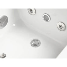 Load image into Gallery viewer, Bathtubs - EAGO AM154ETL Acrylic White Rectangular Whirlpool Bathtub W Fixtures