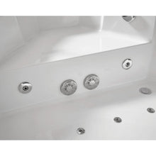 Load image into Gallery viewer, Bathtubs - EAGO AM156ETL 5 Ft Clear Corner Acrylic Whirlpool Bathtub For Two