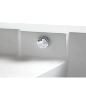 Bathtubs - EAGO AM156ETL 5 Ft Clear Corner Acrylic Whirlpool Bathtub For Two