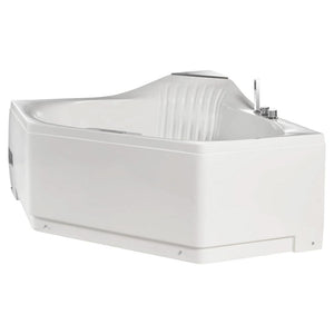 Bathtubs - EAGO AM168ETL 5 Ft Rounded Corner Acrylic Whirlpool Bathtub For Two
