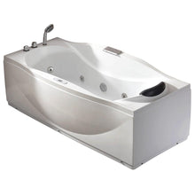 Load image into Gallery viewer, Bathtubs - EAGO AM189ETL 6 Ft Acrylic White Whirlpool Bathtub With Fixtures