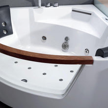 Load image into Gallery viewer, Bathtubs - EAGO AM197ETL 5 Ft Clear Rounded Corner Acrylic Whirlpool Bathtub For Two