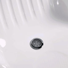Load image into Gallery viewer, Bathtubs - EAGO AM505ETL 5-Feet Corner Acrylic White Waterfall Whirlpool Bathtub For Two