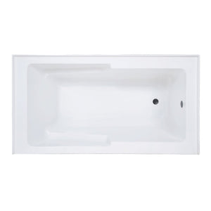 Bathtubs - SM-AB542 Voltaire 60" X 32" Acrylic White, Alcove, Integral, Right-Hand Drain, Apron Bathtub