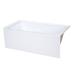 Bathtubs - SM-AB543 Voltaire 60" X 32" Acrylic White, Alcove, Integral, Left-Hand Drain, Apron Bathtub
