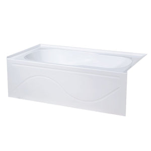 Bathtubs - SM-AB545 Ivy 60" X 30" Alcove Soaking Tub With Apron Skirt Right Hand
