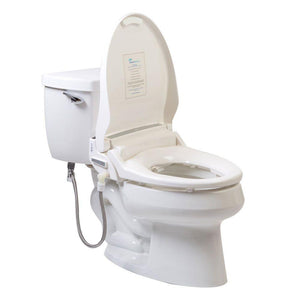 Bidets - DIB-1500R White Automatic Bidet Seat With Remote Control Touch-Pad Panel