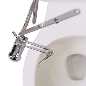 Bidets - GB-2003C Chrome Easy-to-Clean Nonelectric Bidet W/Warm Water Attachment