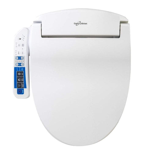 Bidets - GB-4000 White Bidet Toilet Seat With Side Panel Touch-Pad Control