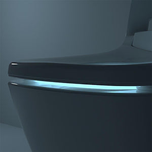 Bio Bidet - Bio Bidet P700 Prodigy Advanced Automatic Floor Mount Smart Toilet Bidet System With Remote Control