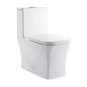 Dual Flush Toilet - SM-1T106 Concorde One Piece Square Toilet Dual Flush 0.8/1.28 Gp