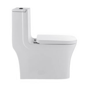Dual Flush Toilet - SM-1T106 Concorde One Piece Square Toilet Dual Flush 0.8/1.28 Gp