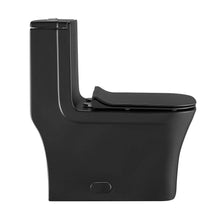 Load image into Gallery viewer, Dual Flush Toilet - SM-1T106MB Concorde One Piece Square Toilet Dual Flush In Matte Black 0.8/1.28 Gpf