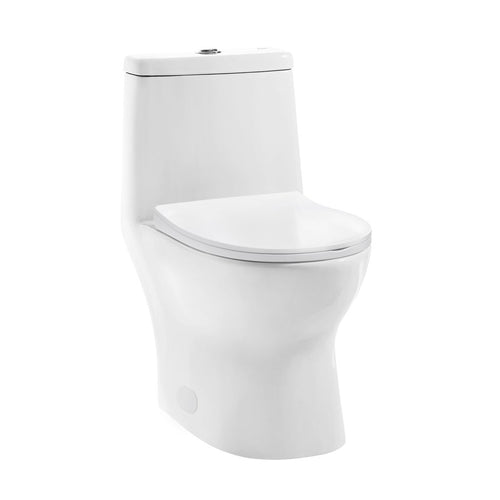 Dual Flush Toilet - SM-1T112 Ivy One Piece Toilet Dual Tornado Flush 0.8/1.28 Gpf