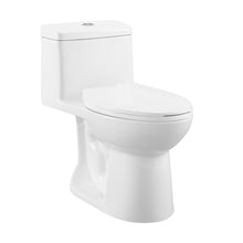 Load image into Gallery viewer, Dual Flush Toilet - SM-1T122 Avallon One Piece Elongated Dual Flush Toilet 0.8/1.28 Gpf