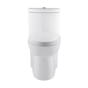 Dual Flush Toilet - SM-1T205 Sublime One Piece Elongated Toilet Dual Flush 0.8/1.28 Gpf