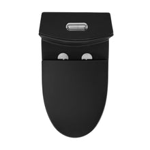 Load image into Gallery viewer, Dual Flush Toilet - SM-1T254MB St. Tropez One Piece Elongated Toilet Dual Tornado Flush In Matte Black 0.8/1.28 Gpf