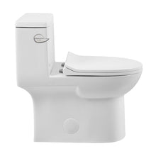 Load image into Gallery viewer, Left Side Flush Toilet - SM-1T125 Daxton One Piece Elongated Left Side Flush Toilet 1.28 GPF
