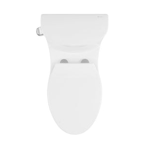 Left Side Flush Toilet - SM-1T206 Sublime One Piece Elongated Left Side Flush Handle Toilet