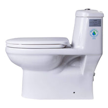Load image into Gallery viewer, One Piece Toilet - EAGO TB222 Dual Flush One Piece Eco-friendly High Efficiency Low Flush Ceramic Toilet