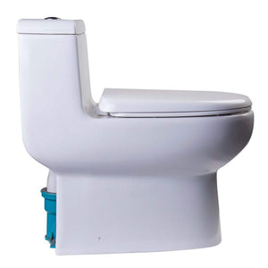 One Piece Toilet - EAGO TB351 Dual Flush One Piece Eco-friendly High Efficiency Low Flush Ceramic Toilet