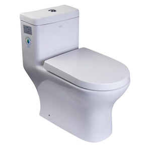 One Piece Toilet - EAGO TB353 Dual Flush One Piece Eco-friendly High Efficiency Low Flush Ceramic Toilet