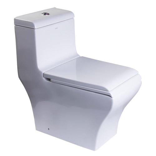 One Piece Toilet - EAGO TB356 Dual Flush One Piece Eco-friendly High Efficiency Low Flush Ceramic Toilet