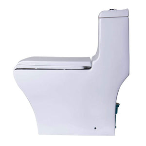 One Piece Toilet - EAGO TB356 Dual Flush One Piece Eco-friendly High Efficiency Low Flush Ceramic Toilet