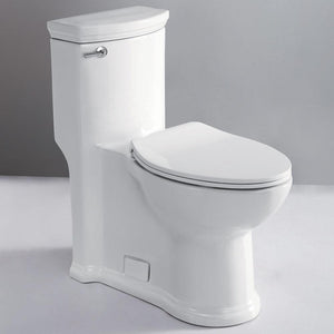 One Piece Toilet - EAGO TB364 ADA Compliant One Piece Single Flush Toilet