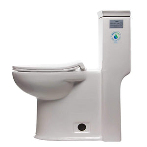 One Piece Toilet - EAGO TB377 ADA Compliant High-Efficiency One Piece Single Flush Toilet