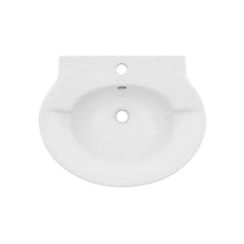 Load image into Gallery viewer, Pedestal Bathroom Sink - SM-PS309 Plaisir Rounded Basin Pedestal Sink