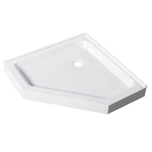 Load image into Gallery viewer, Shower Base - Voltaire SM-SB519 36&quot; X 36&quot; Acrylic Single-Threshold Center Drain Neo-angle Shower Base