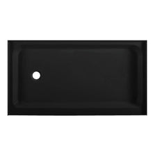 Load image into Gallery viewer, Shower Base - Voltaire SM-SB520 60&quot; X 36&quot; Black Acrylic Single-Threshold Shower Base