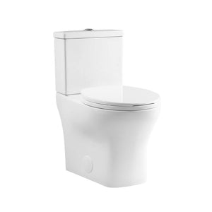 Two Piece Toilet - SM-2T257 Sublime II Compact Two Piece Toilet 24" Long Dual Flush 0.8/1.28 GPF