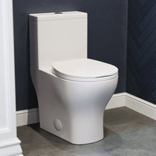 Load image into Gallery viewer, Two Piece Toilet - SM-2T257 Sublime II Compact Two Piece Toilet 24&quot; Long Dual Flush 0.8/1.28 GPF