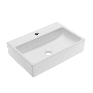 Vessel Sink - SM-VS203 Claire 20" Rectangle Ceramic Vessel Sink