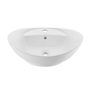 Vessel Sink - SM-VS211 Ivy 23" Oval Ceramic Vessel Sink