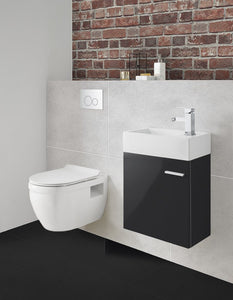 Wall Hung Toilet - SM-WT450 Ivy Wall Hung Elongated Toilet Bowl 0.8/1.28 GPF Dual Flush
