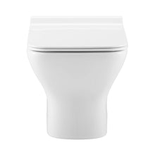 Load image into Gallery viewer, Wall Hung Toilet - SM-WT455 Carre Wall Hung Elongated Toilet Bowl 0.8/1.28 GPF Dual Flush