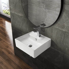 Load image into Gallery viewer, Wall Mount Bathroom Sink - SM-WS319 Clair Compact Ceramic Wall Hung Sink
