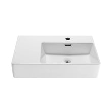 Load image into Gallery viewer, Wall Mount Bathroom Sink - SM-WS323 St. Tropez 24 X 18 Ceramic Wall Hung Sink With Right Side Faucet Mount